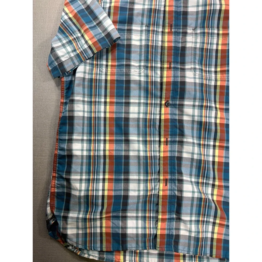 The North Face Men's Plaid Short Sleeve Shirt Size Large
